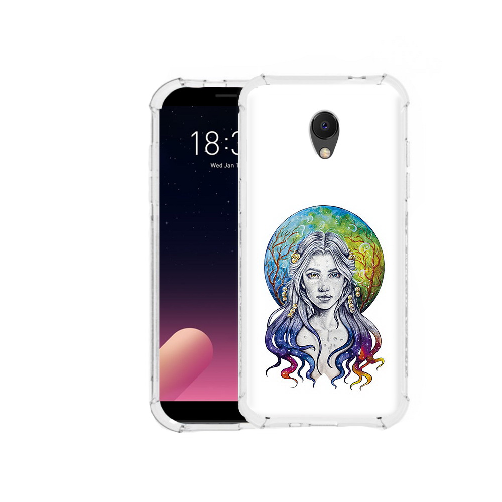 

Чехол MyPads Tocco для Meizu M6S девушка с красивыми волосами, Прозрачный, Tocco