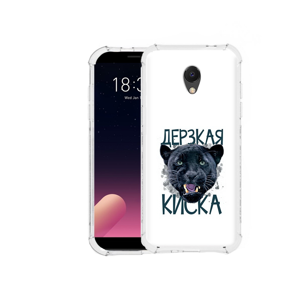 

Чехол MyPads Tocco для Meizu M6S дерзкая киска, Прозрачный, Tocco