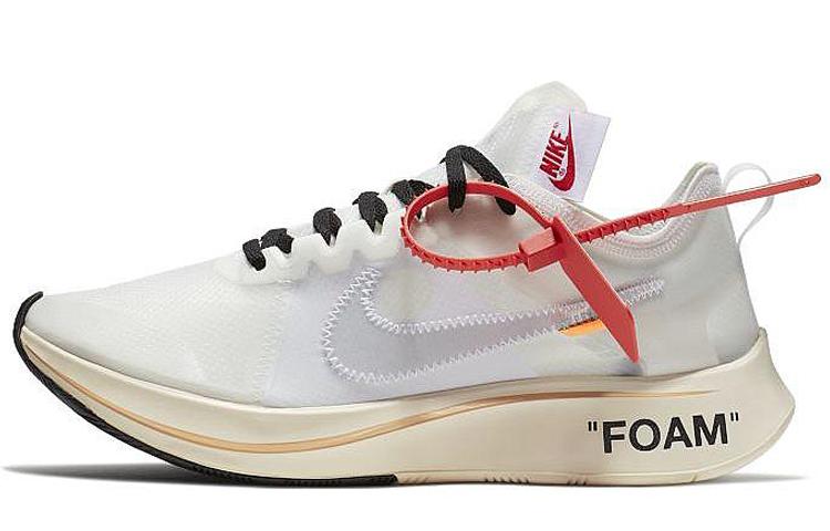 

Кроссовки унисекс Nike OFF-WHITE x Nike Zoom Fly 1 Virgil The Ten белые 39 EU, Белый, OFF-WHITE x Nike Zoom Fly 1 Virgil The Ten