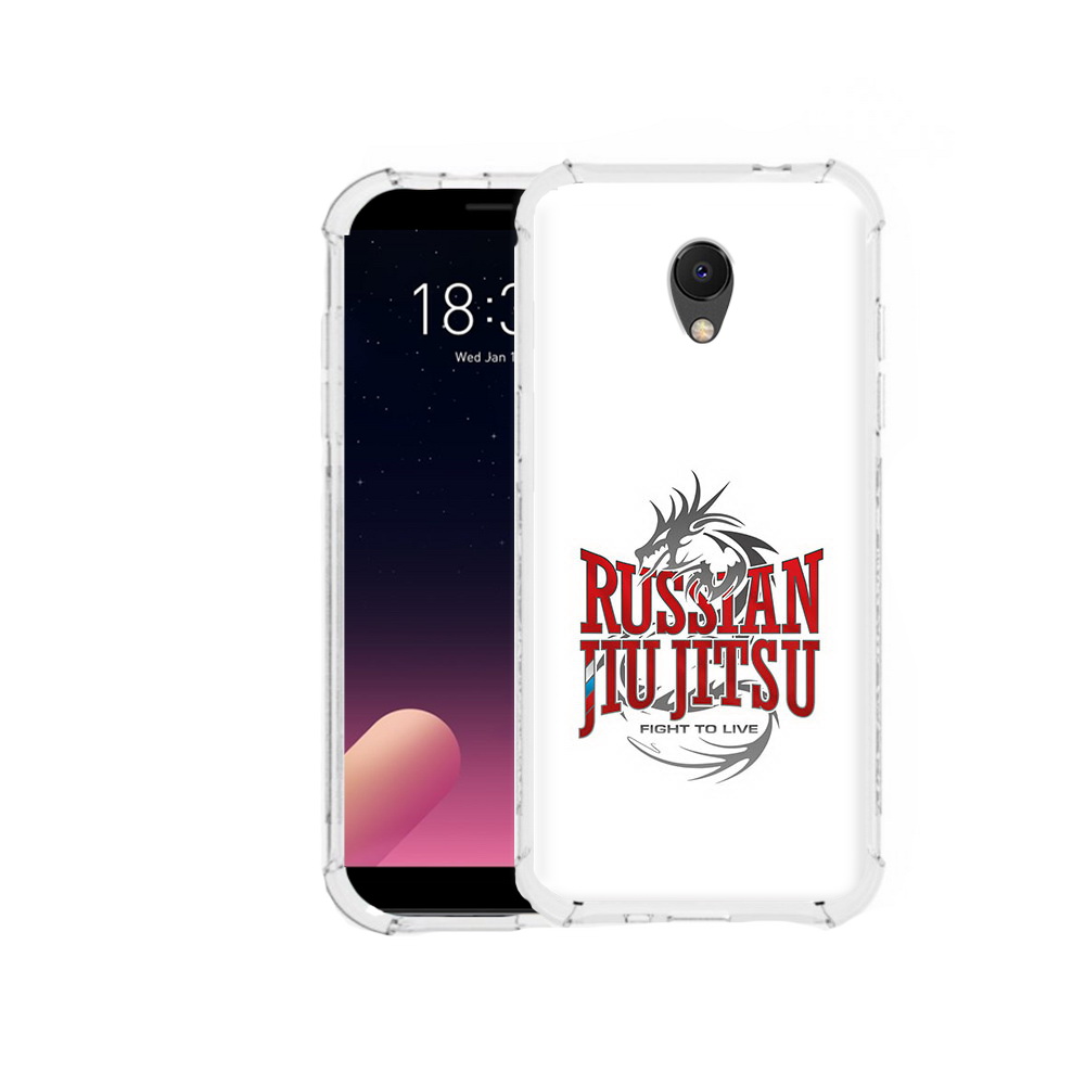 

Чехол MyPads Tocco для Meizu M6S джиу джитсу, Прозрачный, Tocco