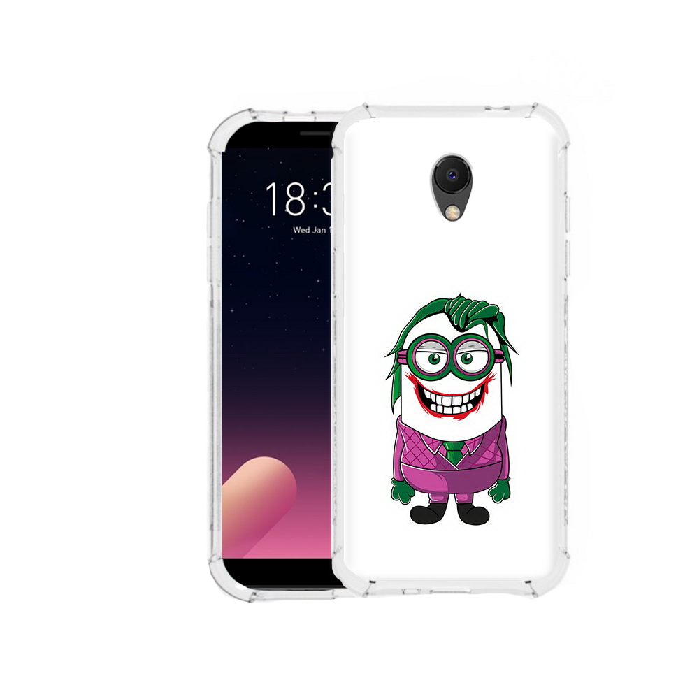 

Чехол MyPads Tocco для Meizu M6S джокер миньон, Прозрачный, Tocco