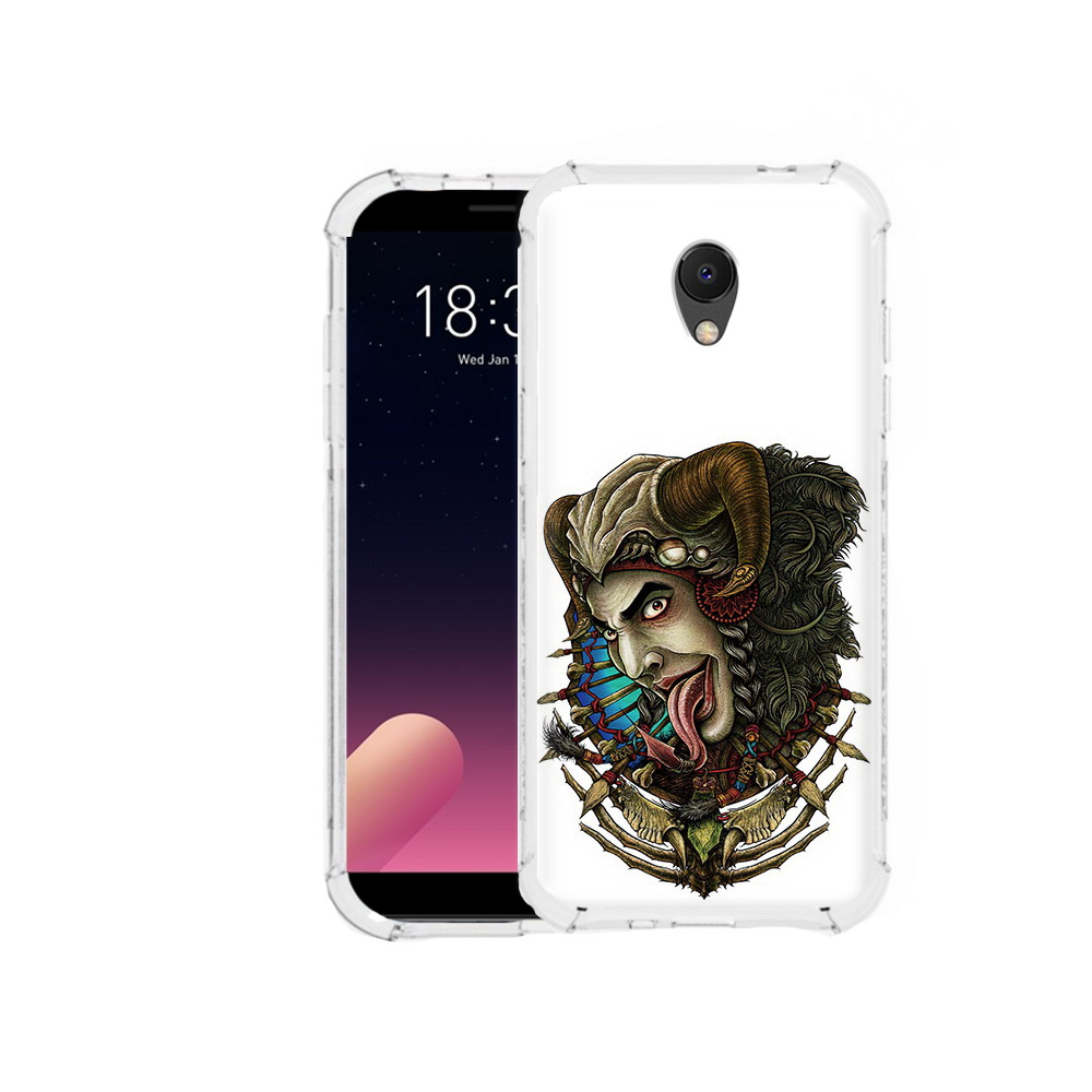 

Чехол MyPads Tocco для Meizu M6S длинный язык, Прозрачный, Tocco