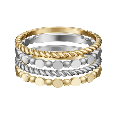 

Кольцо из комбинированного золота р. 16 PLATINA jewelry 13-0004-00-000-1121-48, 13-0004-00-000-1121-48