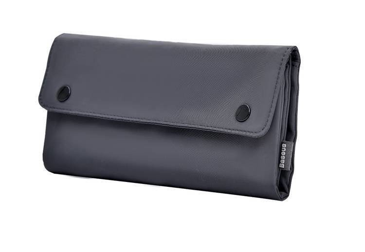 фото Чехол для ноутбука baseus folding series 13" laptop sleeve dark grey (lbzd-a0g)