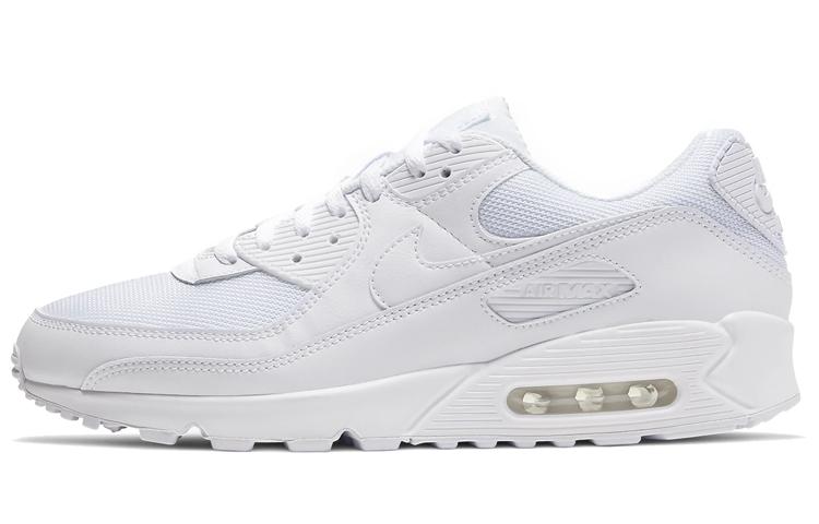 

Кроссовки унисекс Nike Air Max 90 triple white белые 42.5 EU, Белый, Air Max 90 triple white