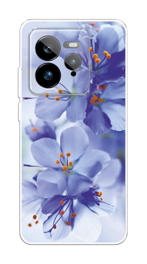 

Чехол на Realme GT 7 Pro "Фиолетовые цветки", Фиолетовый;синий, 2518950-1