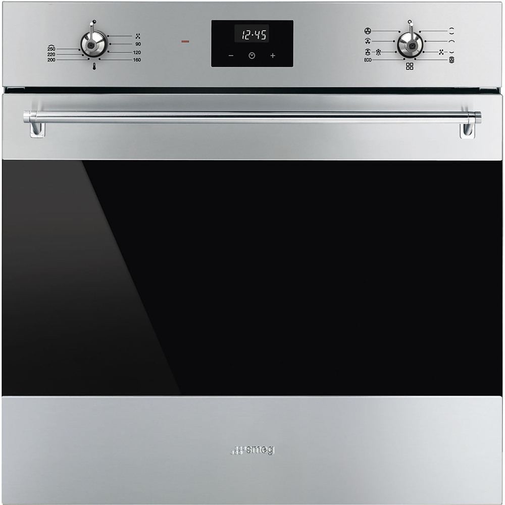 

Встраиваемый электрический духовой шкаф Smeg SF6300TVX Silver, SF6300TVX
