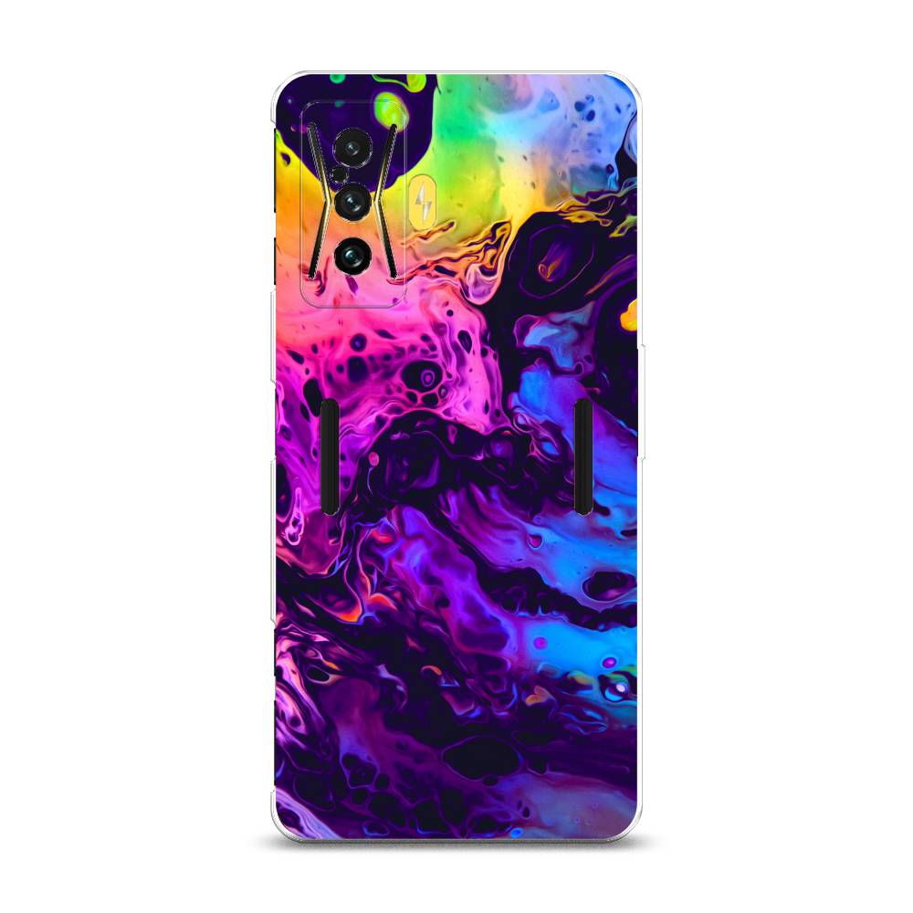 

Силиконовый чехол "ACID fluid" на Xiaomi Poco F4 GT, Разноцветный, 314950-3