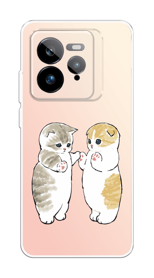 

Чехол на Realme GT 7 Pro "Пухлые котики", Розовый;бежевый;серый, 2518950-1