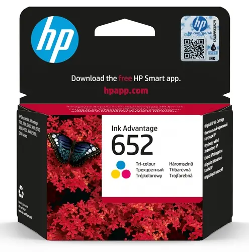 

Картридж для струйного принтера HP 652 многоцветный F6V24AE многоцветный, оригинальный, 652 многоцветный F6V24AE