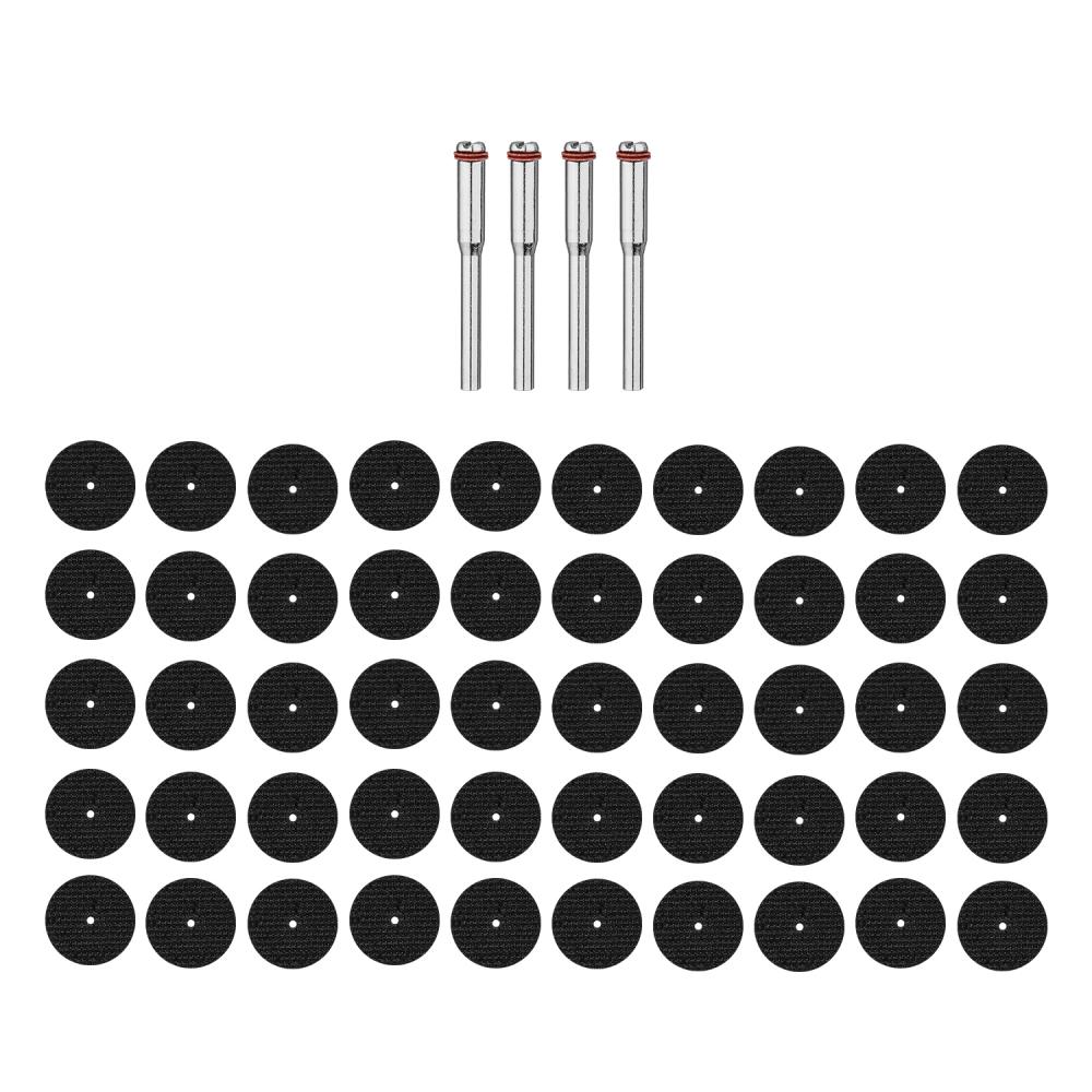 Набор абразивных отрезных дисков для гравера + держатели DEKO RT54 (54 предмета) держатели для проводов park самоклеящиеся набор 2 шт белые