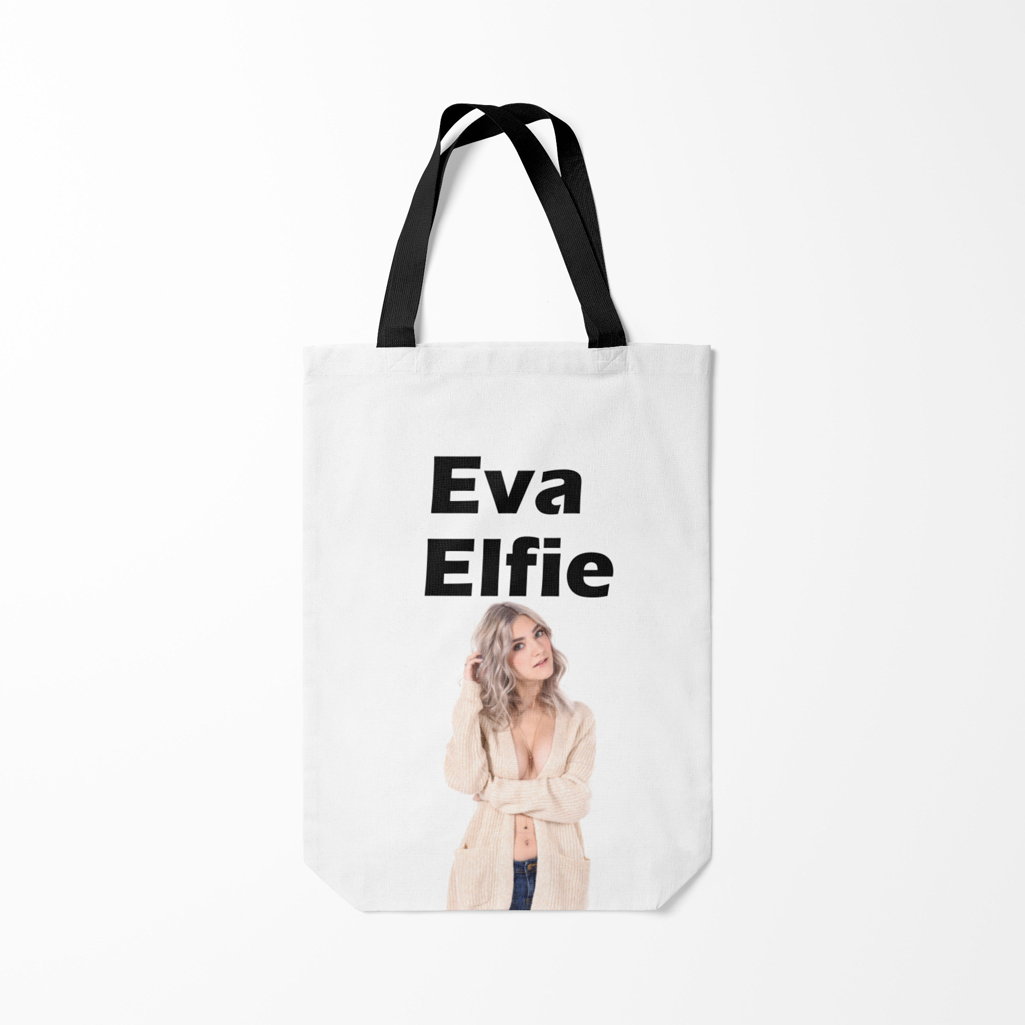 

Сумка шoппер унисекс Burnettie Eva Elfie, белый, Eva Elfie