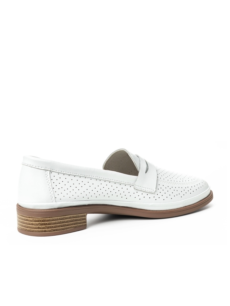 

Лоферы женские quattrocomforto 40-21WA-191V белые 38 RU, Белый, 40-21WA-191V