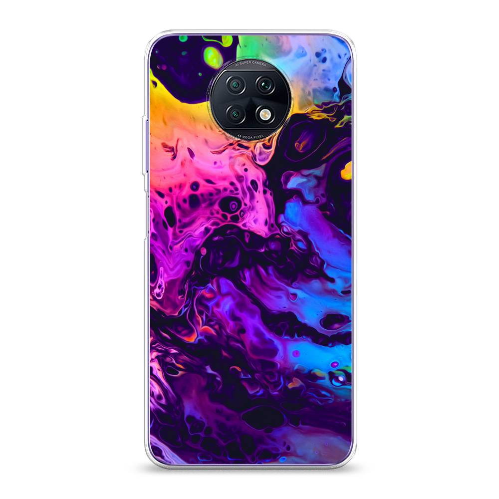 фото Силиконовый чехол "acid fluid" на xiaomi redmi note 9t awog