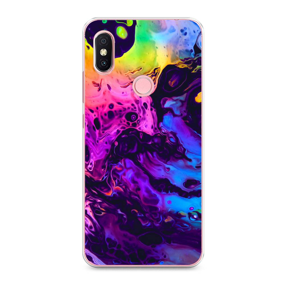 

Силиконовый чехол "ACID fluid" на Xiaomi Redmi S2 (Redmi Y2), Разноцветный, 33650-3