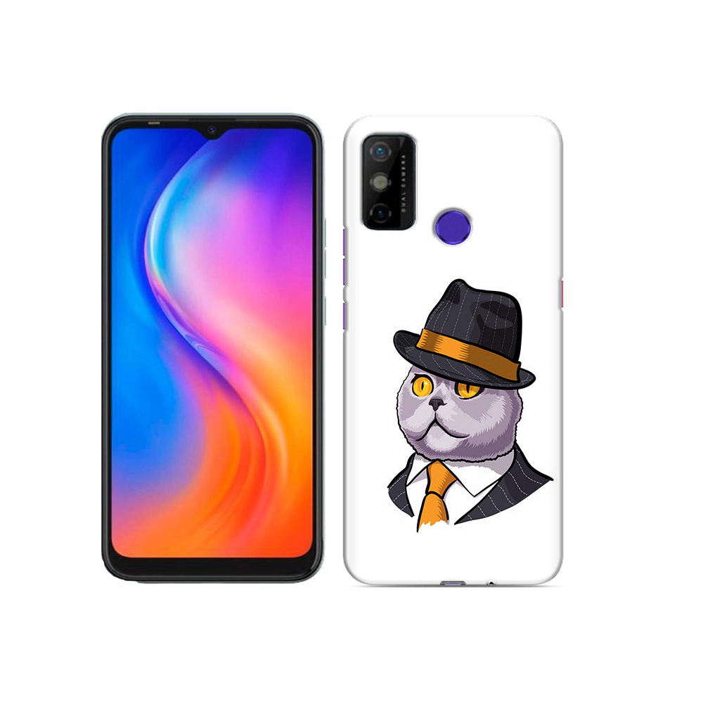 

Чехол MyPads Tocco для Tecno Spark 6 GO британец, Прозрачный, Tocco