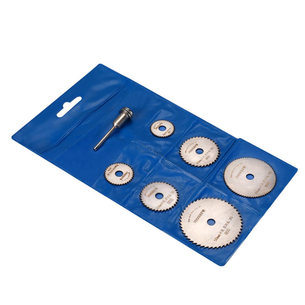 Набор отрезных дисков для гравера + держатель DEKO RT7 (7 предметов) набор секретных гаек для колесных дисков force