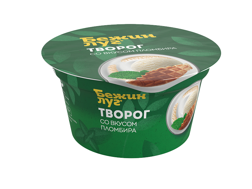 Творог Бежин Луг со вкусом пломбира 42 БЗМЖ 130 г 62₽