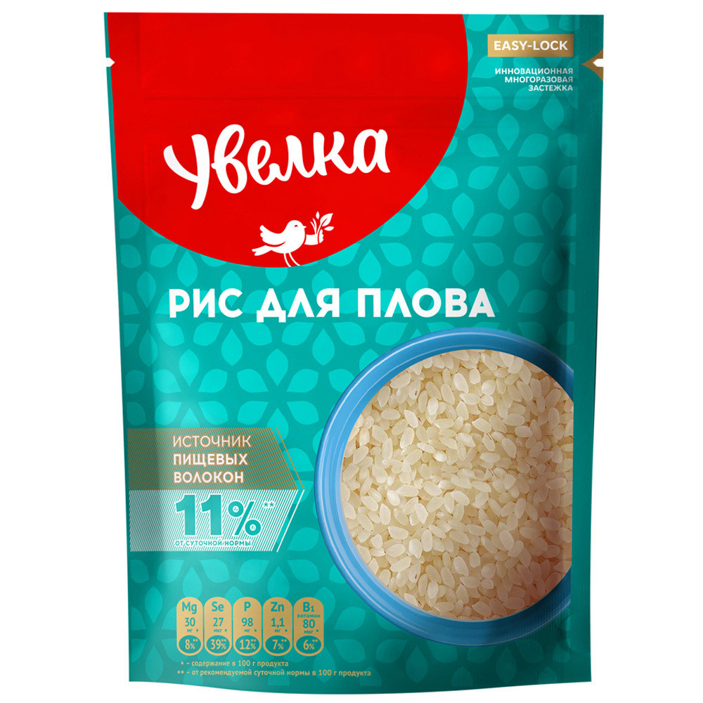 

Крупа рис Увелка для плова шлифованный 400 г