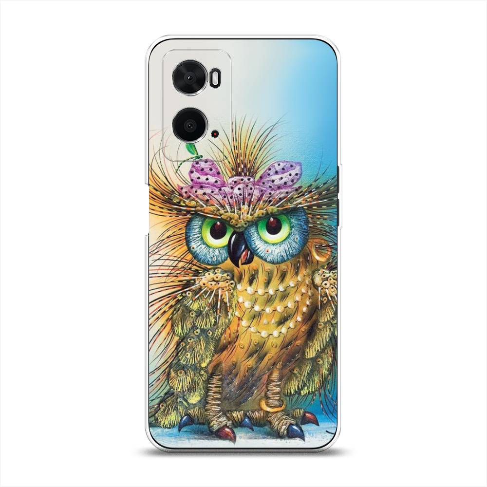 

Чехол для Oppo A36 "Модная сова", Коричневый;голубой, 259950-1