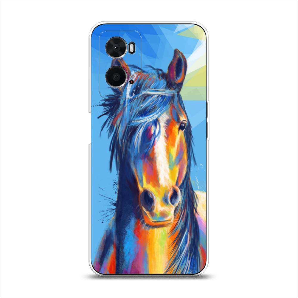 

Чехол для Oppo A36 "Лошадь арт 3", Голубой;желтый;синий, 259950-1