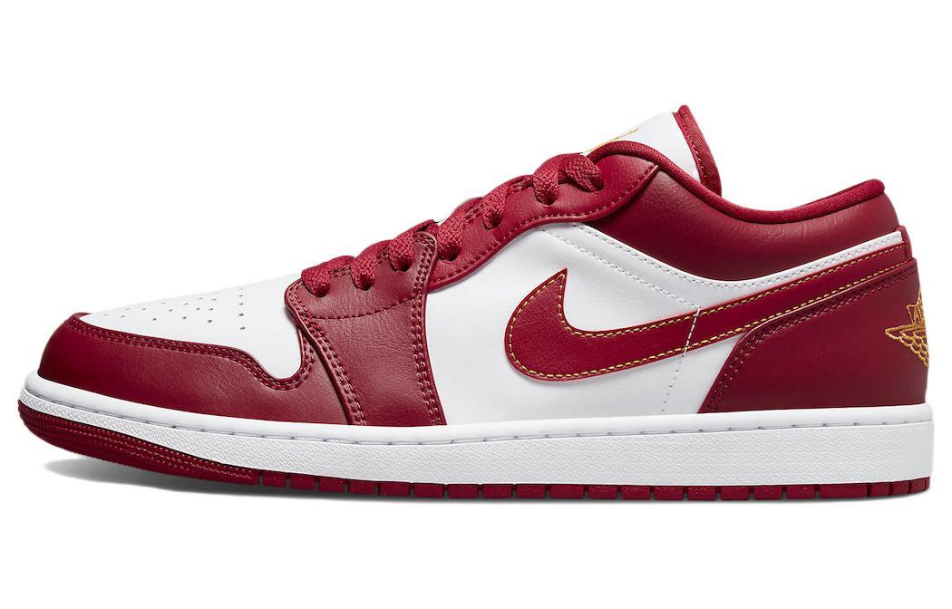 

Кеды унисекс Jordan Air Jordan 1 low cardinal красные 40 EU, Красный, Air Jordan 1 low cardinal