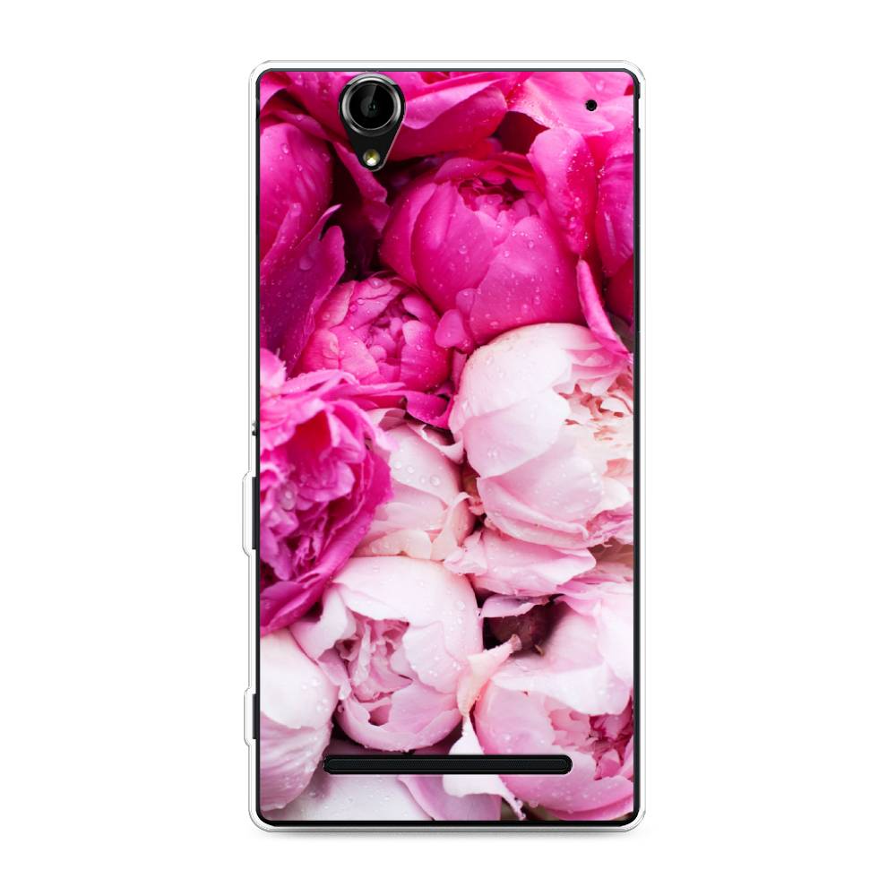 

Чехол Awog на Sony Xperia T2 Ultra "Пионы розово-белые", 50950-8