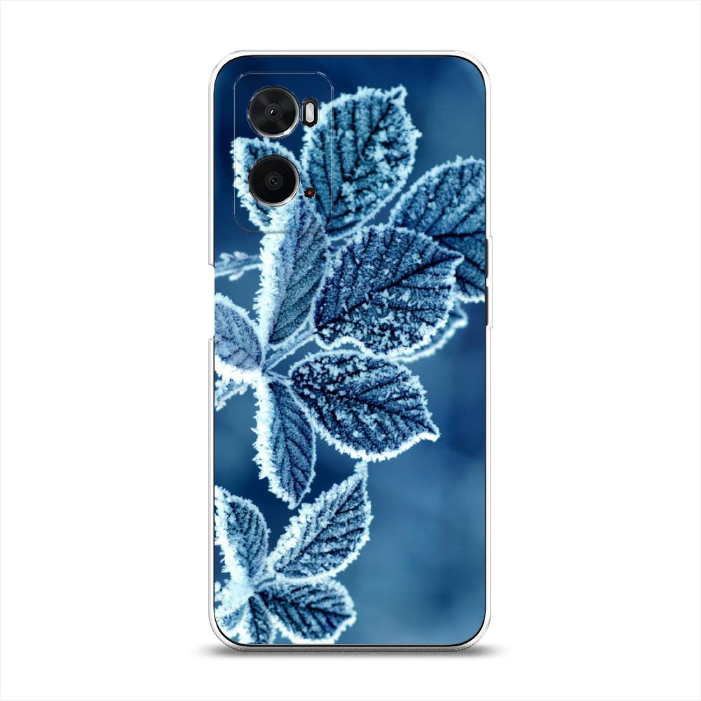 

Чехол на Oppo A36 "Зима 6", Голубой;белый, 259950-2