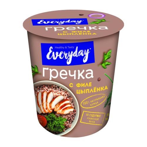 Гречка Everyday с филе цыпленка 75 г