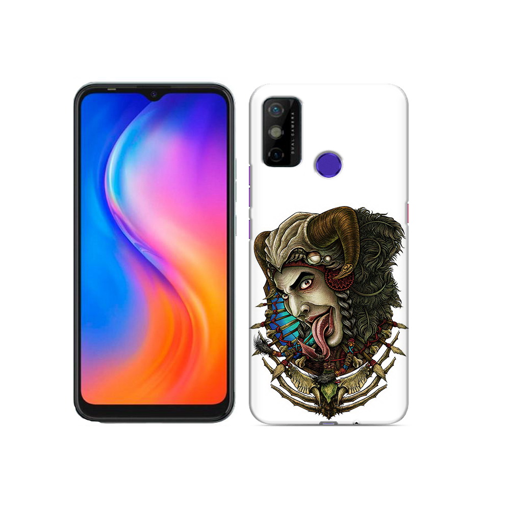 

Чехол MyPads Tocco для Tecno Spark 6 GO длинный язык, Прозрачный, Tocco