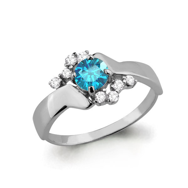 

Кольцо из серебра р. , AQUAMARINE 6581705А_925_р, 6581705А_925_р