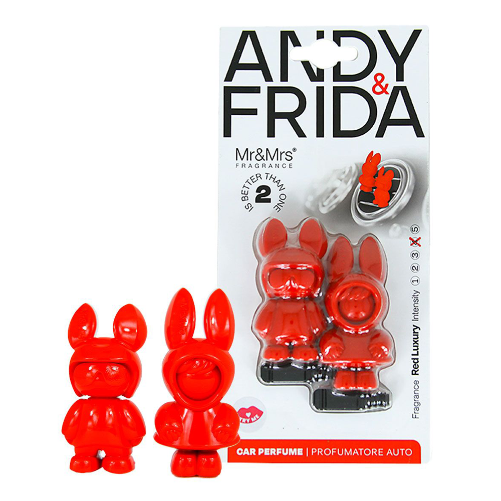 

Ароматизатор в машину Mr&Mrs Fragrance Andy & Frida Красное вино Red Luxury красный
