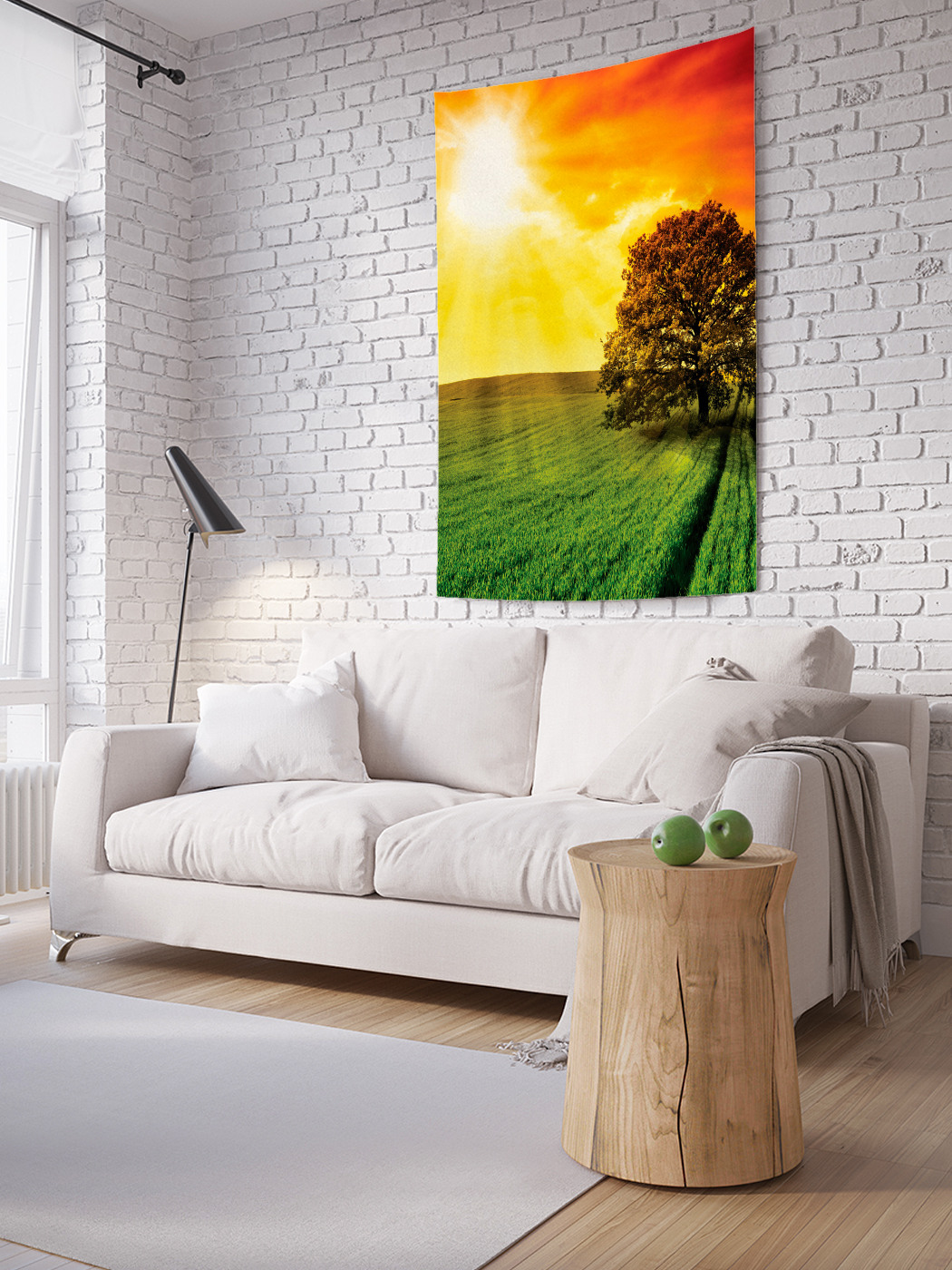 

Вертикальное фотопанно на стену JoyArty Дорога под деревом 100x150 см, Дорога под деревом