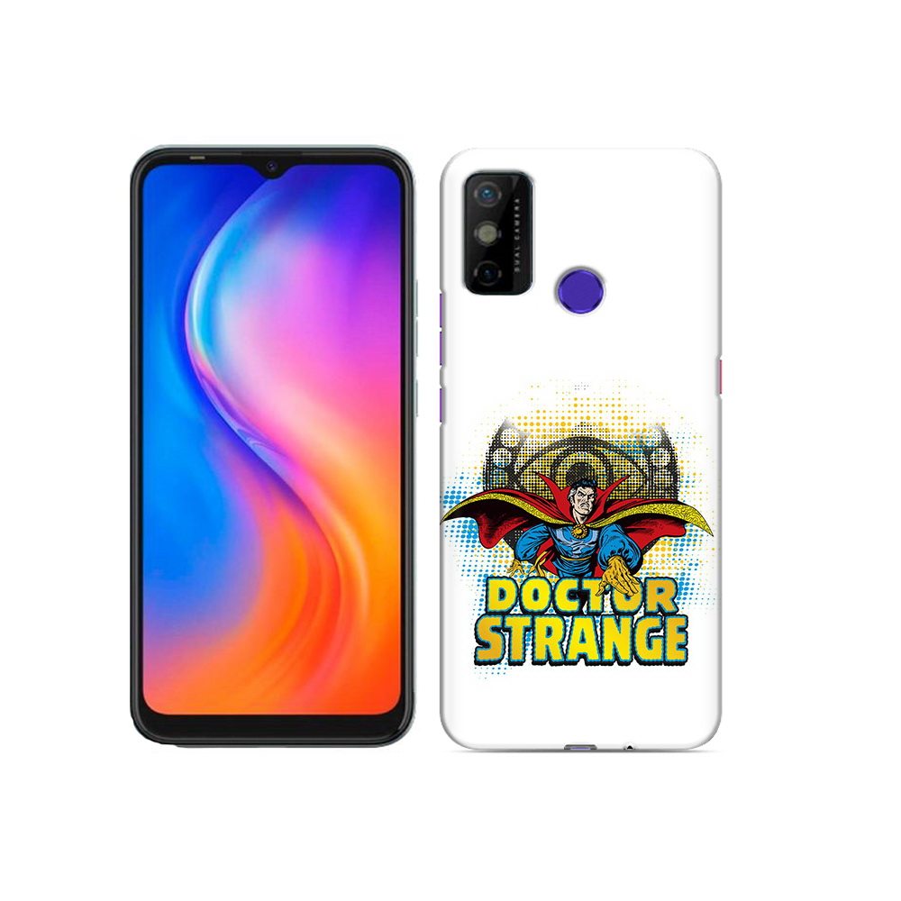 

Чехол MyPads Tocco для Tecno Spark 6 GO доктор стренж рисунок, Прозрачный, Tocco