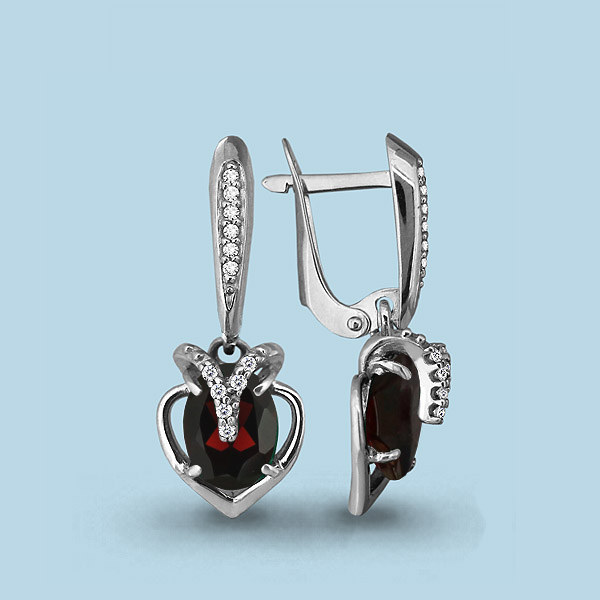 

Серьги из серебра 4449503А_925_з, 4449503А_925_з