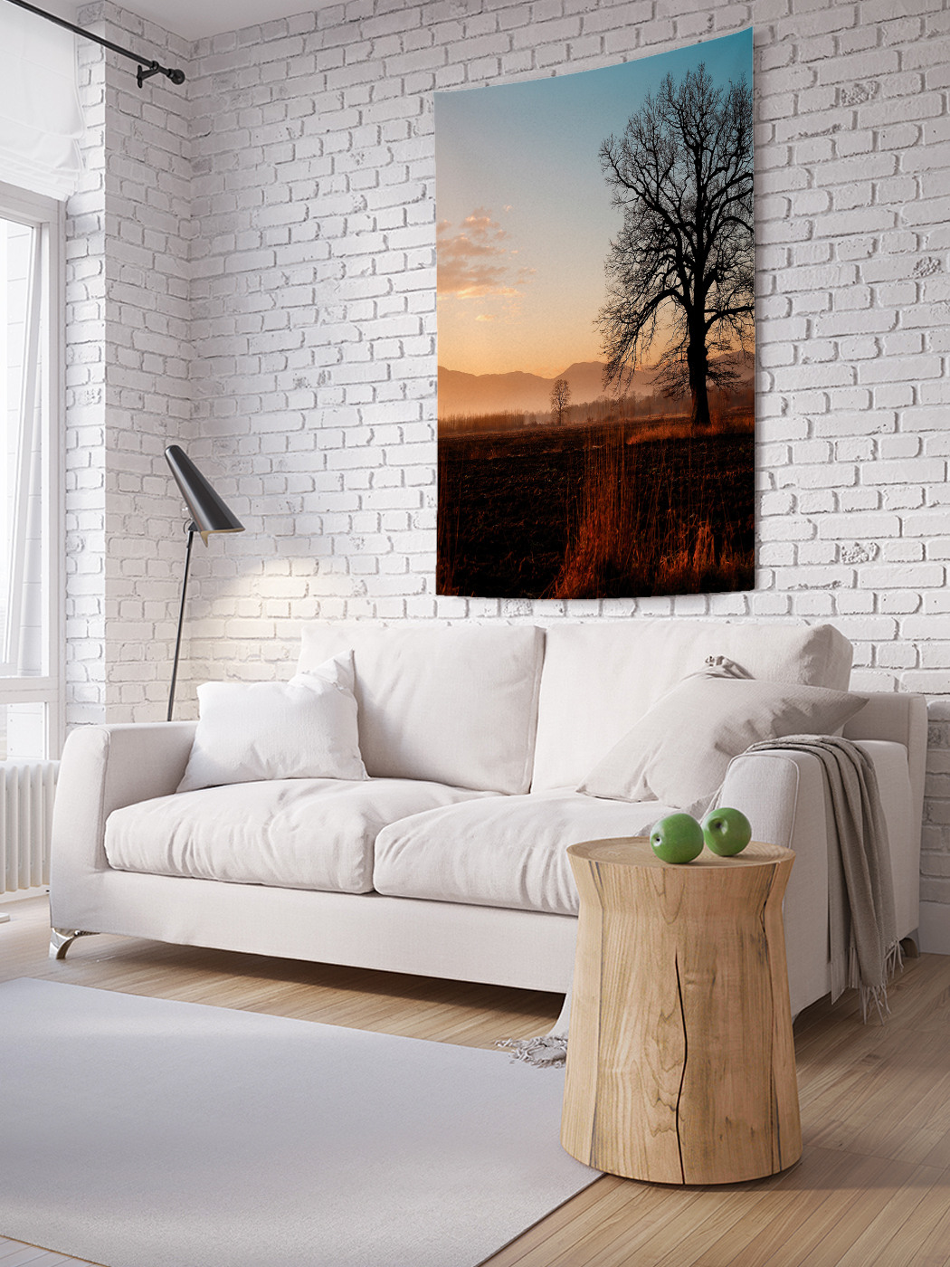 

Вертикальное фотопанно на стену JoyArty Путь к туманным холмам 100x150 см, Путь к туманным холмам