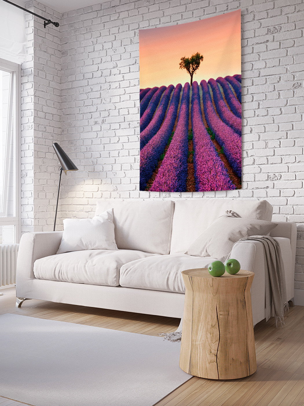 

Вертикальное фотопанно на стену JoyArty Цветочные грядки 100x150 см, Цветочные грядки