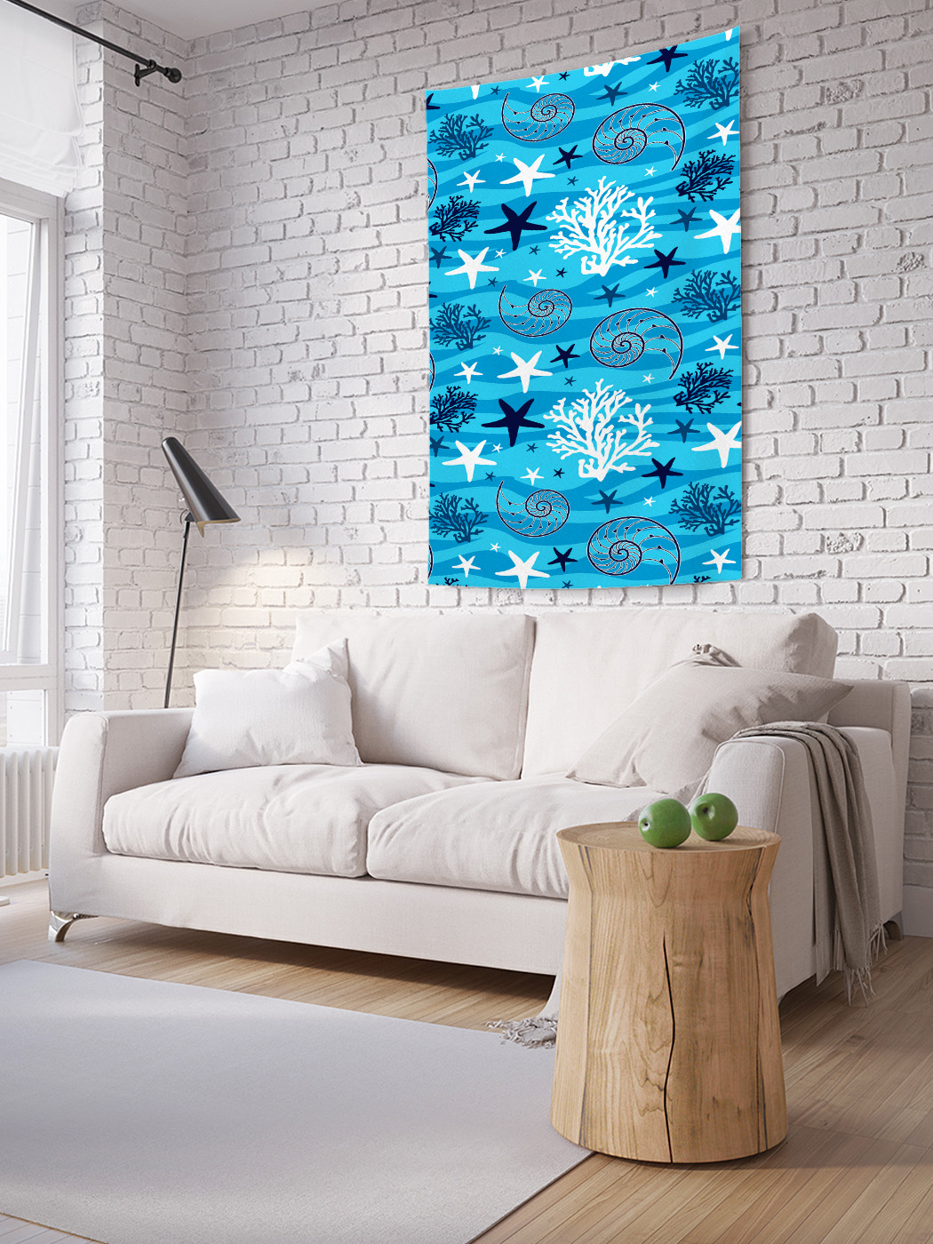 

Вертикальное фотопанно на стену JoyArty Морские узоры 100x150 см, Морские узоры