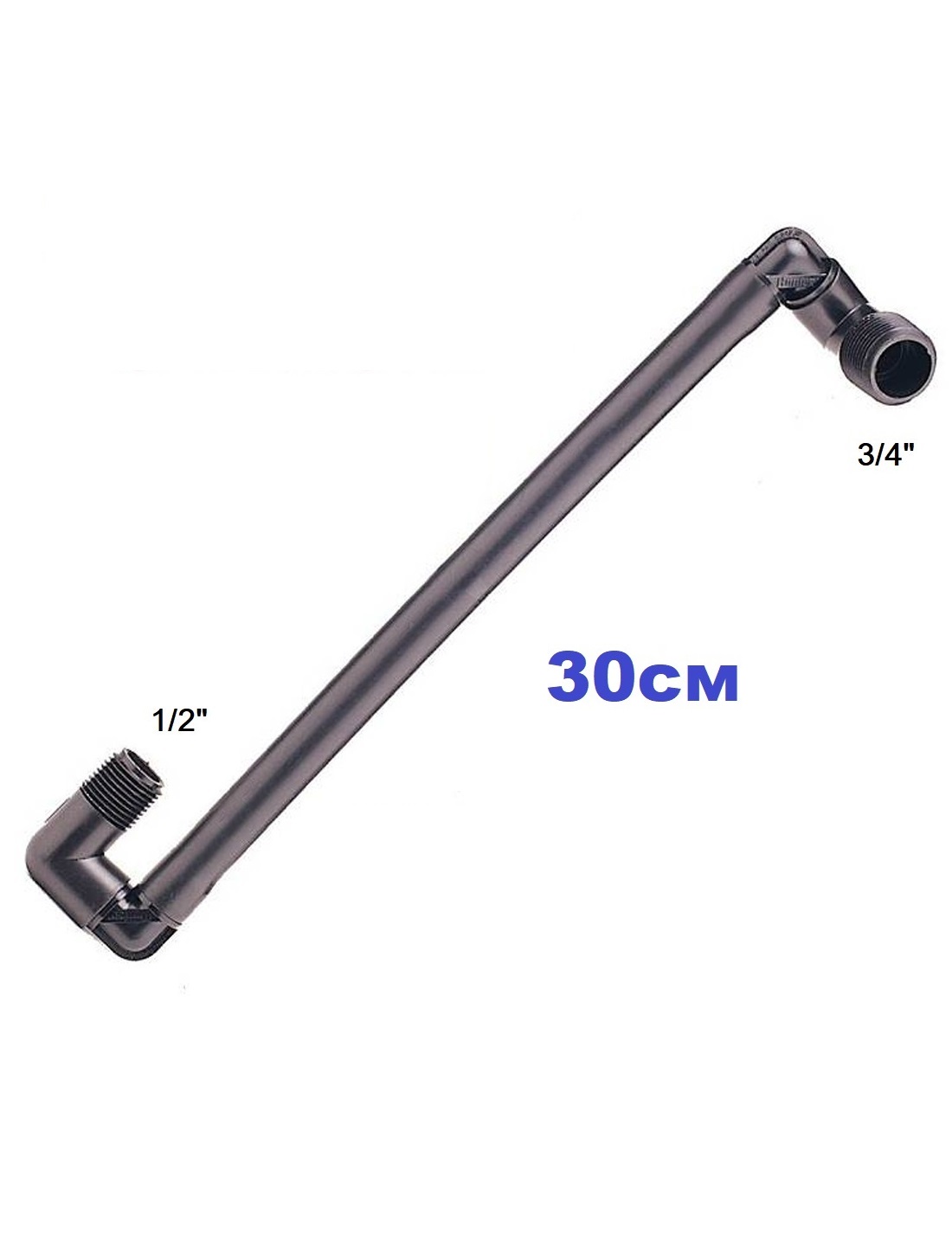 

Гибкое соединение для дождевателя RAINMATIC RM-031 30 см 1/2"х3/4", Черный