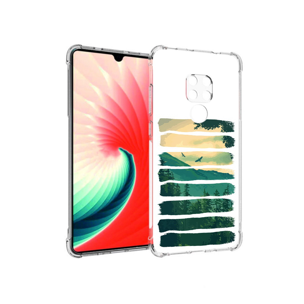 Чехол MyPads Tocco для Huawei Mate 20 Лесная чаща