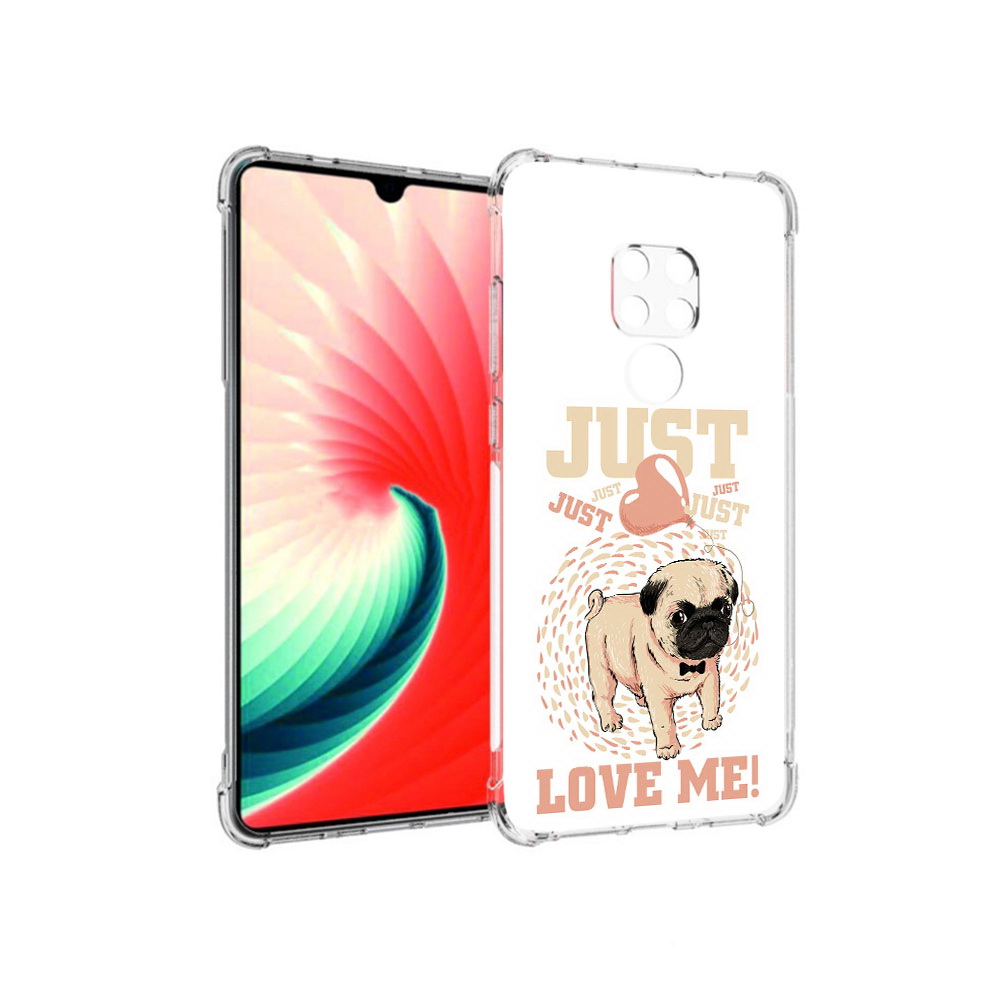 

Чехол MyPads Tocco для Huawei Mate 20 Люби меня, Прозрачный, Tocco