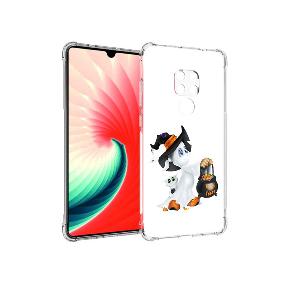 

Чехол MyPads Tocco для Huawei Mate 20 Маленький призрак, Прозрачный, Tocco