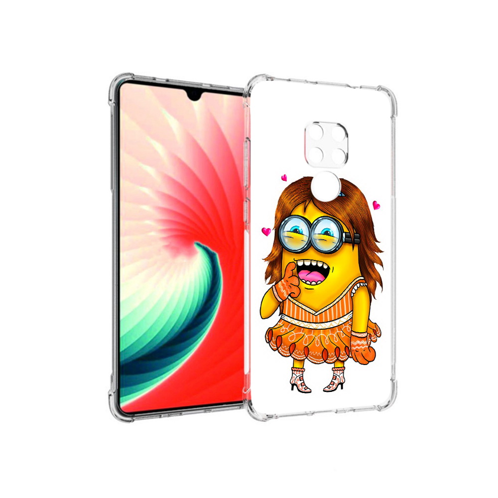 

Чехол MyPads Tocco для Huawei Mate 20 Миньон девочка, Прозрачный, Tocco