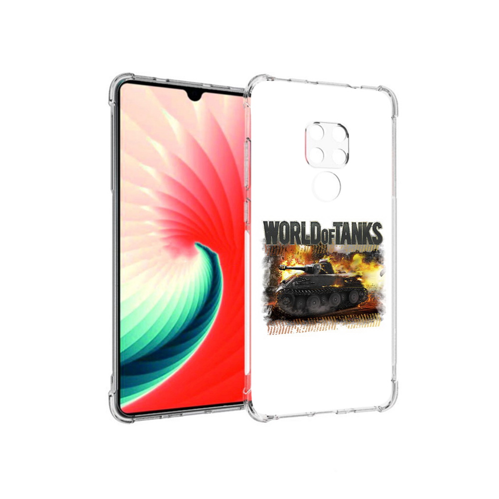

Чехол MyPads Tocco для Huawei Mate 20 Мир танков-2, Прозрачный, Tocco