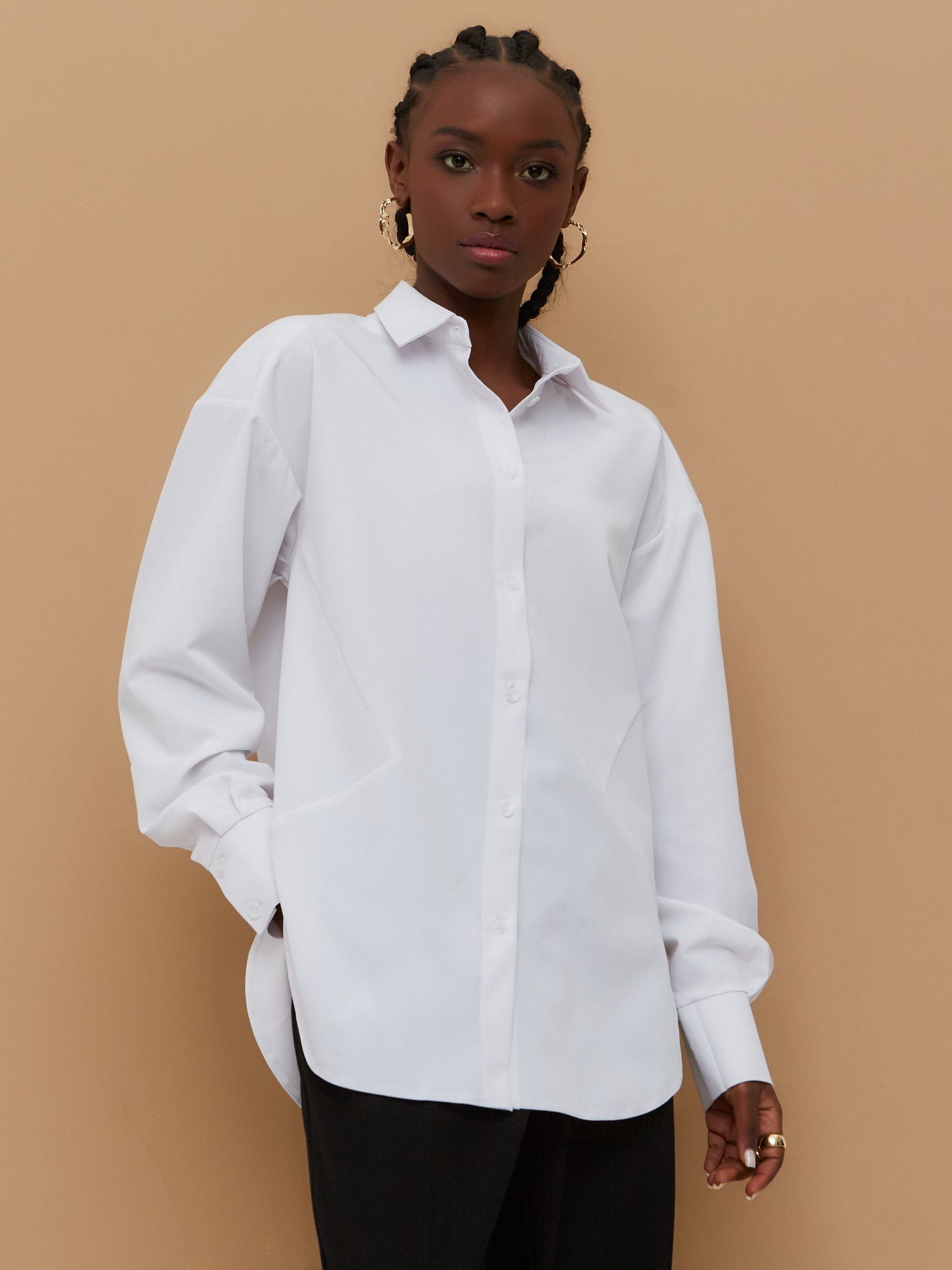 Рубашка женская LaVerita Р-004-1 белая 42 RU