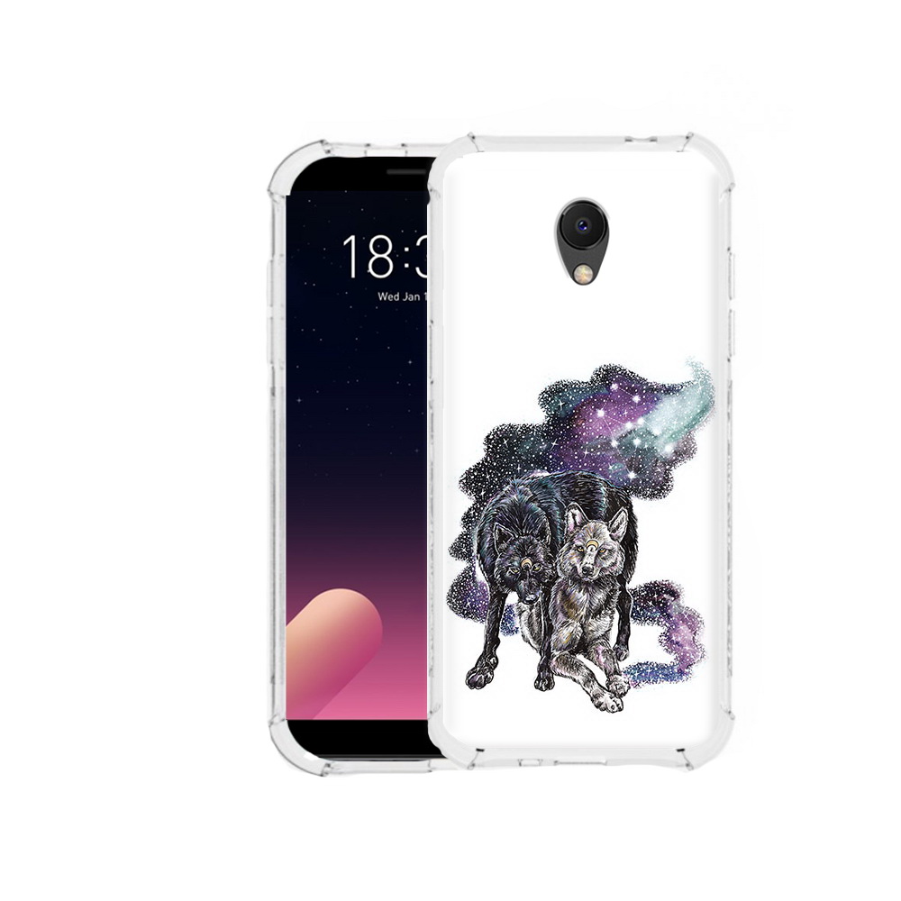 

Чехол MyPads Tocco для Meizu M6S звездные волки, Прозрачный, Tocco