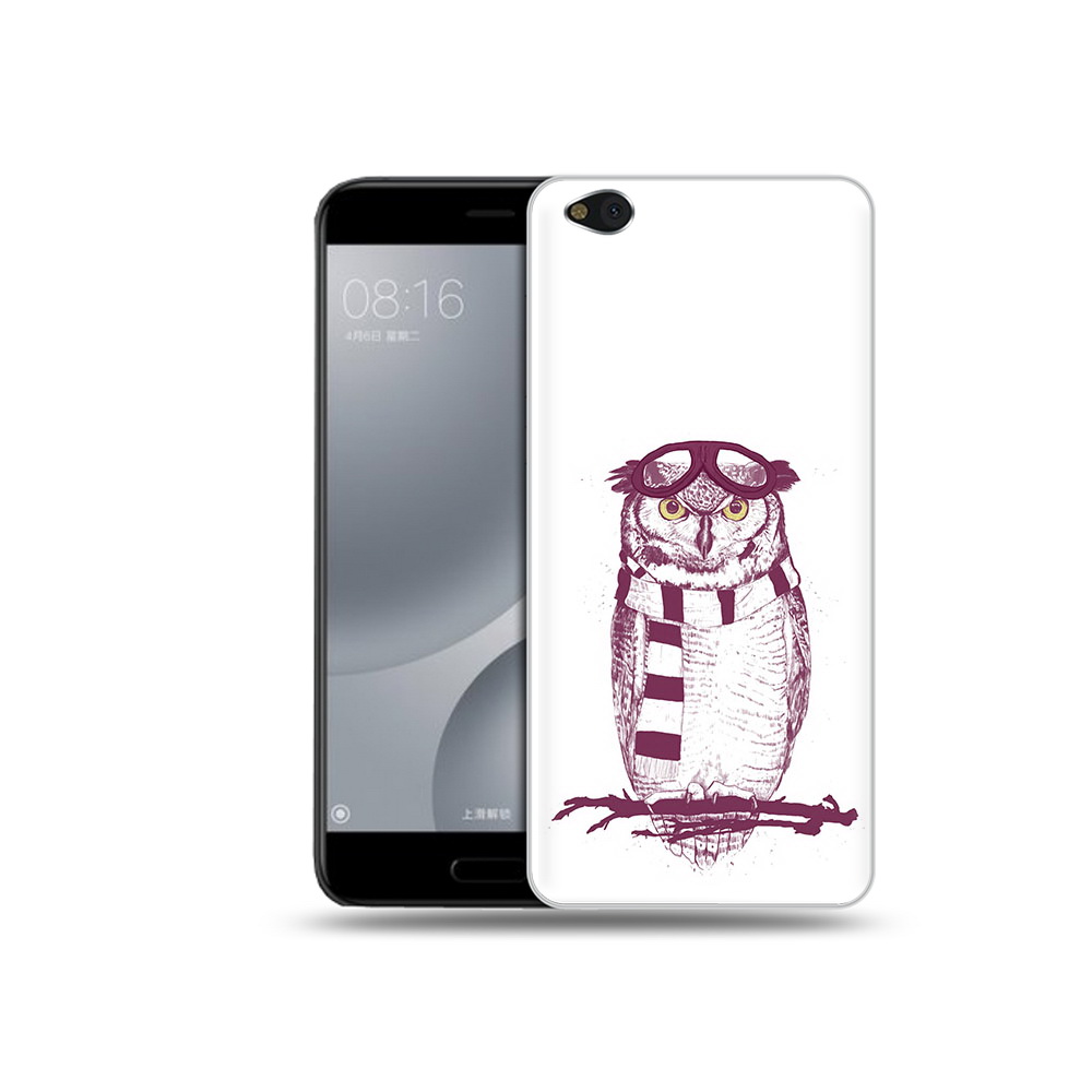 

Чехол MyPads Tocco для Xiaomi Mi 5C сова-летчик (PT61938.328.612), Прозрачный, Tocco