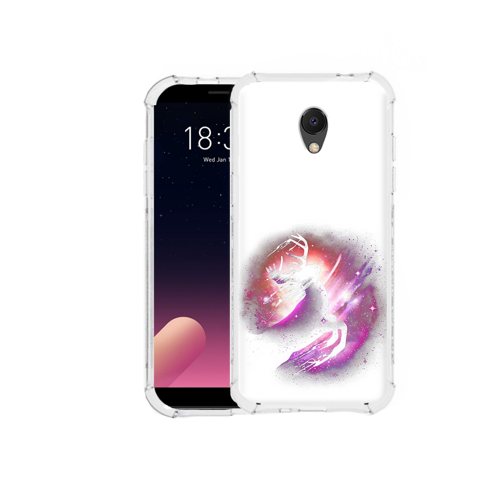 

Чехол MyPads Tocco для Meizu M6S звездный олень, Прозрачный, Tocco
