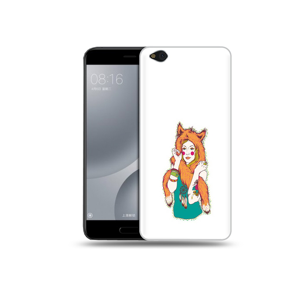 

Чехол MyPads Tocco для Xiaomi Mi 5C Девушка лиса (PT61938.328.62), Прозрачный, Tocco
