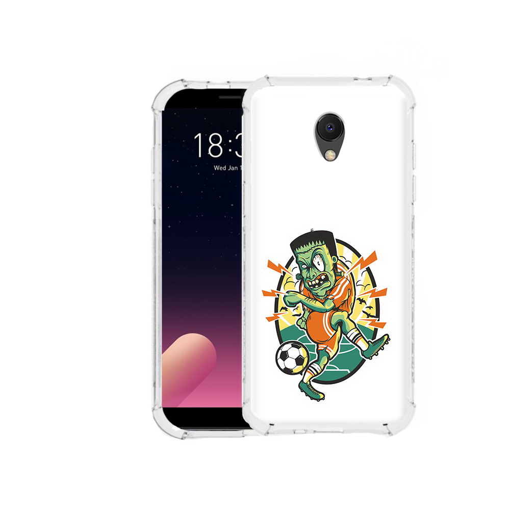 

Чехол MyPads Tocco для Meizu M6S зомби футболист, Прозрачный, Tocco